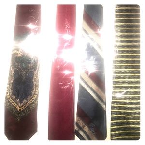 Set of 4 Designer Men Ties Brand New